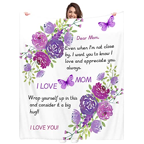 Mom Blanket, Birthday Gifts for Mom, Fall Mother Gifts from Daughter Son - image 2