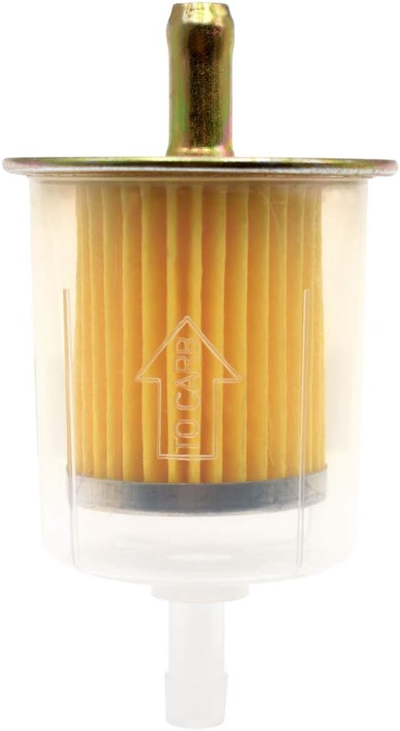 5/16" Fuel Filters 8mm Inline Gas Oil Filter for Industrial Tractors Cars Trucks Motorcycles RV's gas powered engine gas powered engine Inline Gas Fuel Line