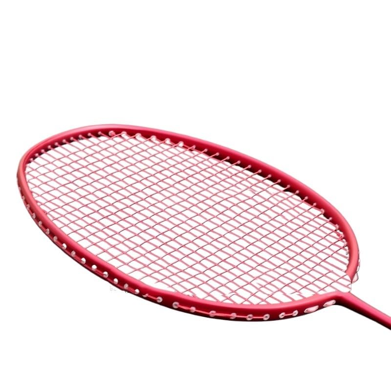 Badminton Set Raqueta de bádminton Fibra Carbono 26 a 34 Libras, 120 g, 150, 180 y 210, for Entrenamiento Fuerza Profesional
