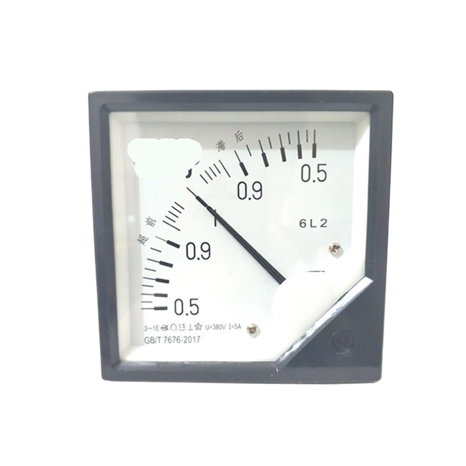 Compteur de facteur de puissance analogique encastrable pour tableau de commande 6L2 - 6