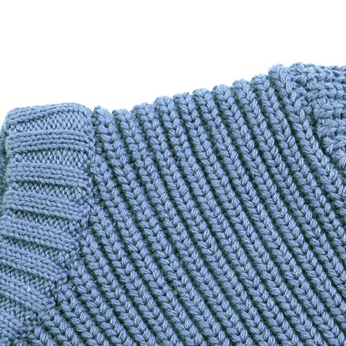 Toddler Baby Girls Boys Knitted Sweater Solid Color Long Sleeve Pullover Tops Fall Winter Warm Clothes3