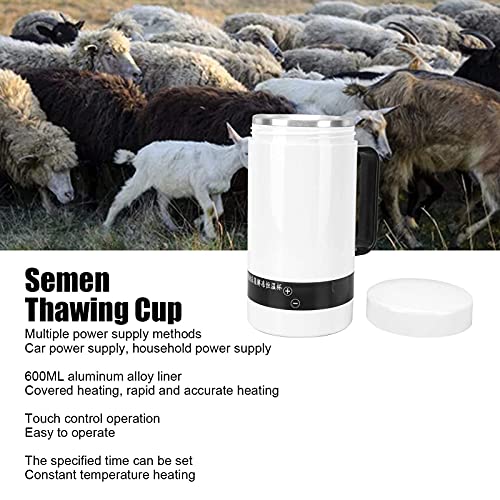 600Ml Frozen Sperm Thawing Cup Thermostatic Cup For Livestock Pig Cattle Sheep Us Plug 100 240V,For Thawing Frozen Sperm #TOP4