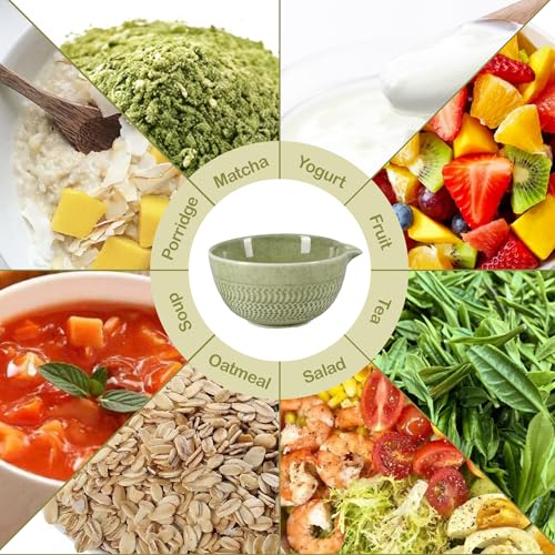 CAMATET Matcha Bowl with Spout