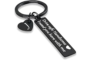 Unique Boyfriend Keychain Gifts: Drive Safe Keychain for Men