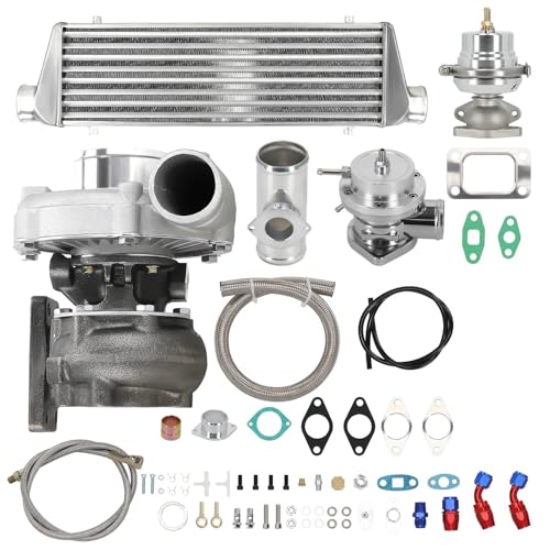turbine bodies T3 T4 TO4E T04E 400HP Universal Turbo Turbocharger Kit W/Intercooler Turbocharger