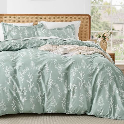 MUXHOMO Reversible Floral Duvet Cover