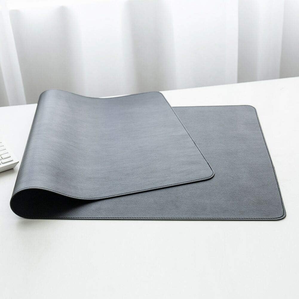 DANTB Desk Pad, Office Desk Mat, 90cm x 43cm PU Leather Desk Blotter, Laptop Desk Mat, Waterproof Desk Writing Pad for Office and Home, Dual-Sided (Pink),I,80x40