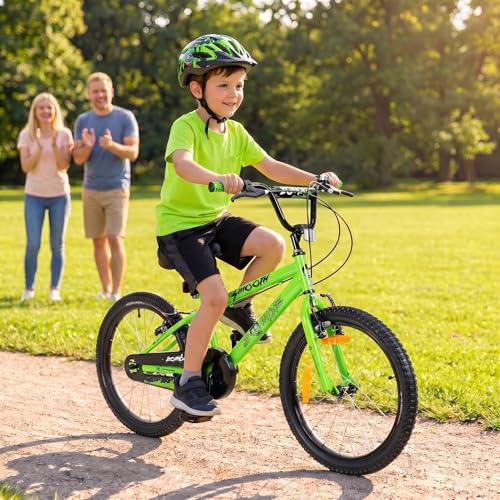 Actionbikes Kinderfahrrad Zombie - 16 Zoll - V-Break Bremse vorne - Stützräder - Luftbereifung - Ab 4-7 Jahren - Jungen & Mädchen - Kinder Fahrrad - Laufrad - BMX - Kinderrad (16`Zoll)