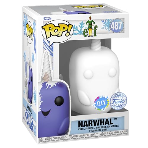 Funko Elf Narwhal DIY Pop! Figura coleccionable de vinilo - Edición limitada exclusiva
