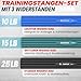 FUNFLEX Flexible Widerstand Bar 3er Set, 3 Widerstände Tennisarm Bar,Griffkraft Training, Fitness Widerstandsstange, Unterarm & Handgelenk Krafttraining