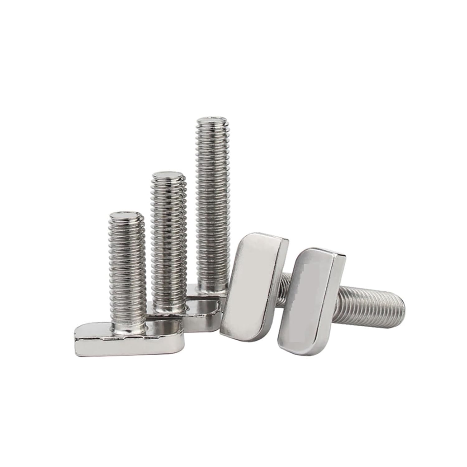 Stainless Steel T-Shaped/Square Bolt 23 Head Type for T Track(5pcs M8X45)