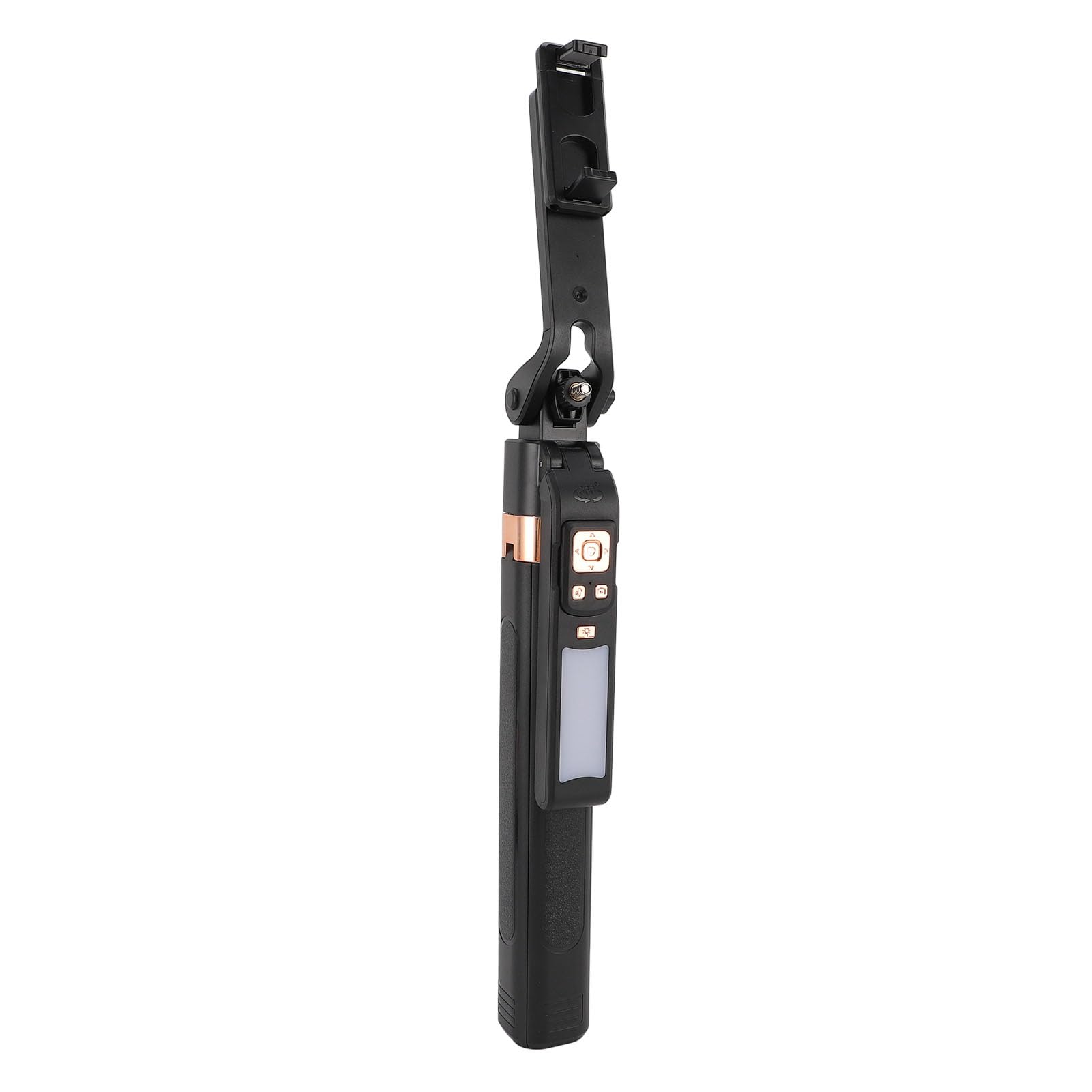 Treppiede per Telefono, Selfie Stick, Tracciamento Automatico del Volto, Controllo Gestuale, 40 Luci LED, Selfie Stick Estensibile, Kit per Vlogging con Telecomando per Registrazione Video su