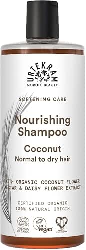 Urtekram Shampooing bio de Noix de coco - Cheveux normaux