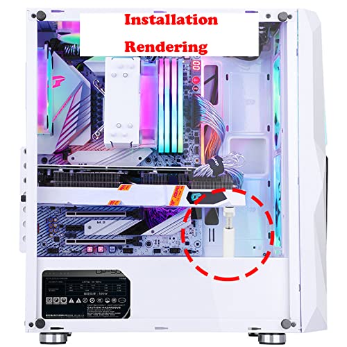SZQIUNUBI Graphics Card Brace Graphics Card Support Stand Video Card Sag Holder Bracket Graphics Card GPU Brace Support GPU Stand Support GPU Stand Rgb Adjustable Video Card Sag Holder 48-80mm - Image 2