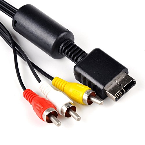 3 RCA Male AV Cable for PS3s AV Component TV Video Cable for Playstation 3 PS3s for PS4 Game HDTV