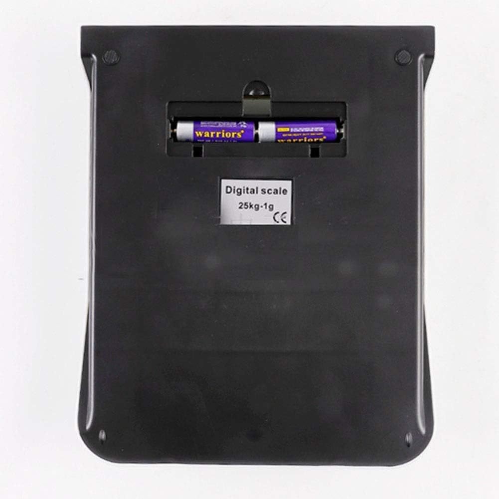 Báscula de Cocina Digital, báscula de Cocina Digital de Alta precisión 1 g Plataforma de báscula electrónica Plataforma de Embalaje exprés función de Tara de conteo (30 kg/1 g)