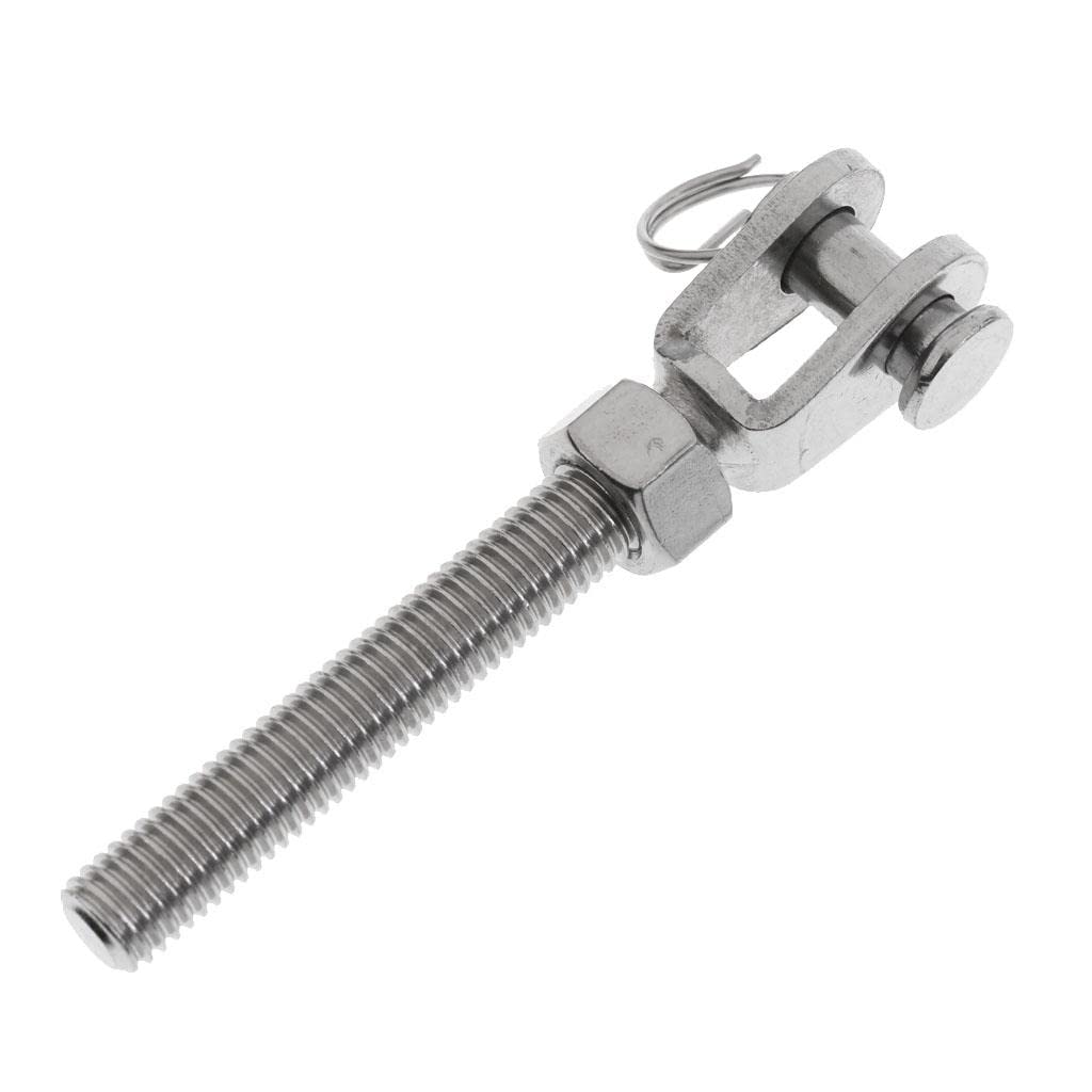 Set di 5 viti di ricambio in acciaio inox M12, colore argento