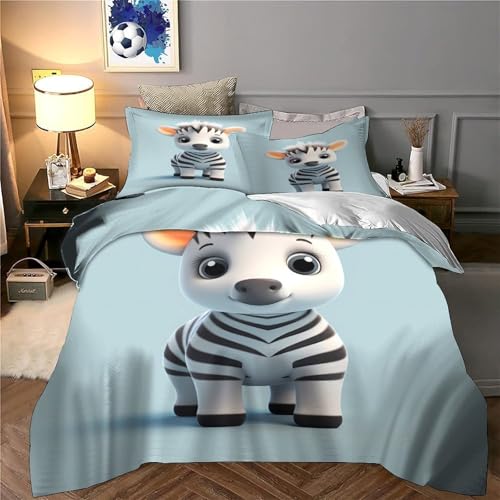 Housse de couette microfibre hypoallergénique et douce pour lit simple - 6