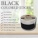 OKAY Colored Edges Black - Root Touch Up, Edge Control, Root Cover Up, Black Edge Gel, Gray Hair Cover Up for Women & Men, Hairline Coverage for Hair Loss, Thinning, Natural Look - 0.5 Oz (Pack of 1)