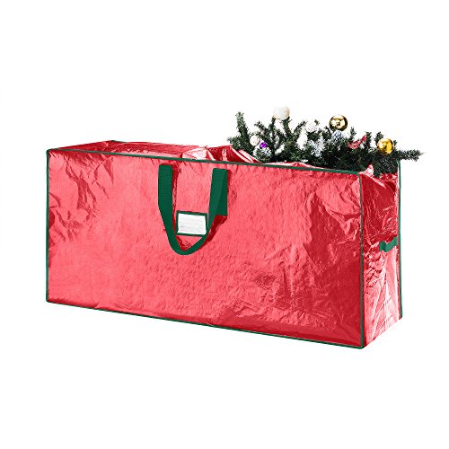 Christmas Tree Storage Bag, Fits Up To 7.5 Foot Artificial Tree, Protects Holiday Decorations From Moisture & Damage By Elf Stor (Red) #TOP3