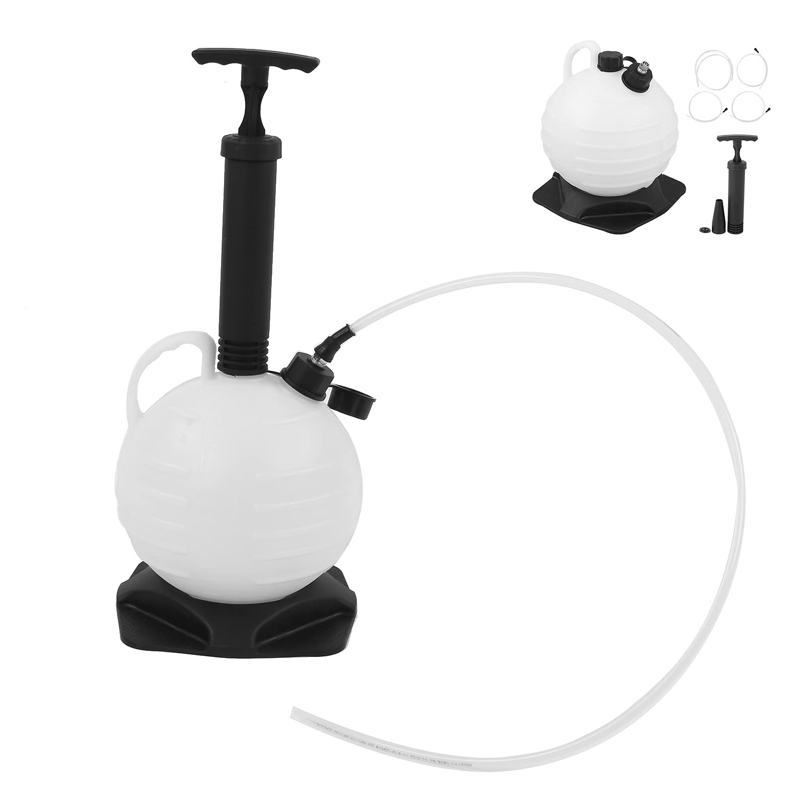 Manual de extracto de Aceite de vacío 6L Bomba de Fluido de plástico para la cortacésped del césped de Motocicleta de automóviles