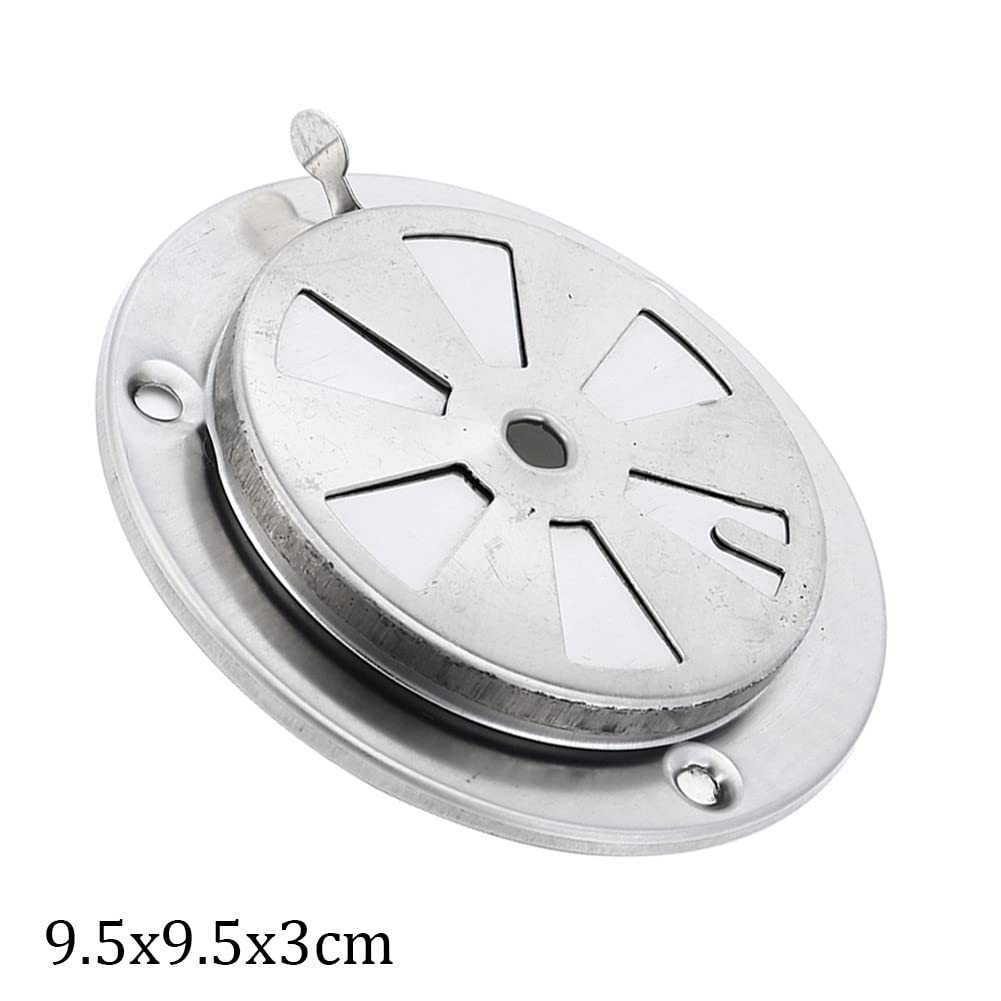 BBQ Smoker Air Vent Set – 2 Stück Edelstahl, Verstellbar, Für Grill Und Smoker