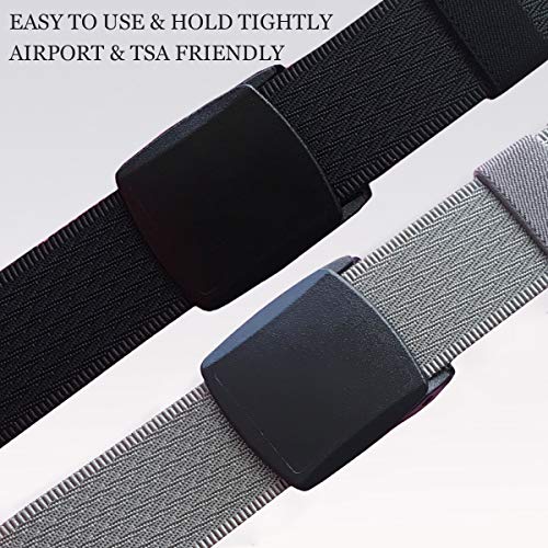 WYuZe Mens Nylon Web Belt No Metal Nickel-Free Military Tactical Hiking Belt2