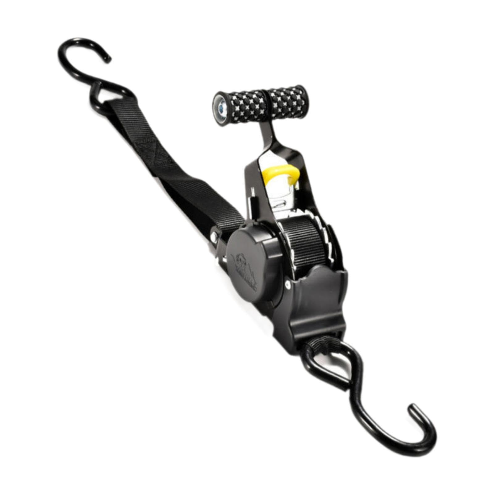 Sangle à cliquet rétractable automatique 330 cm multifonctionnelle pour remorque et coffre