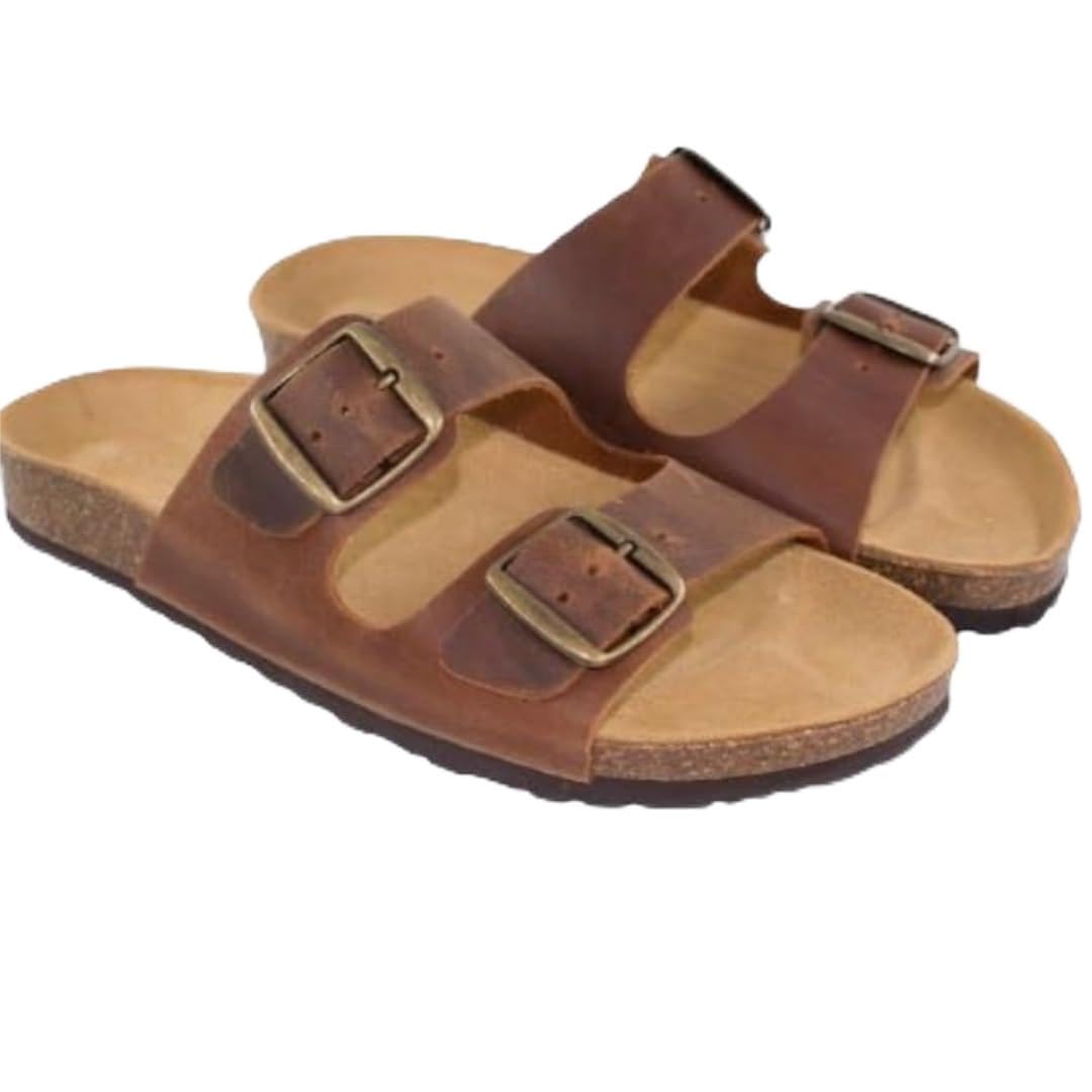 Sandalias hombre - Sandalias bio hombre - De piel, hechas en España