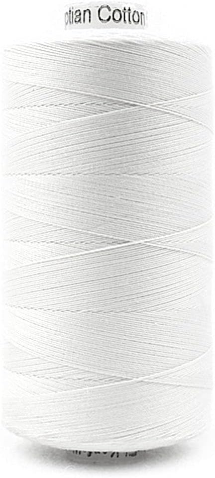 Konfetti Thread White, 50wt double gassed Egyptian cotton