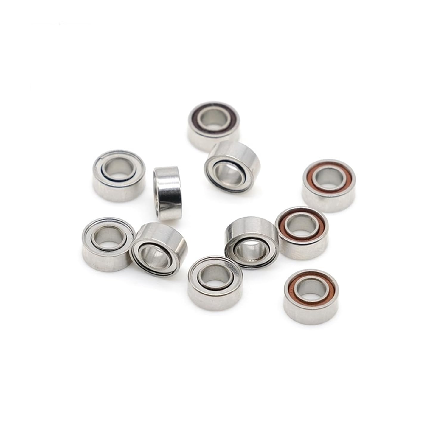 10Pcs SR144 TIZWN8 3.175x6.35x2.780mm ABEC-9 High Handpiece Cartridge Ceramic Balls with Cover Rotor Bearing