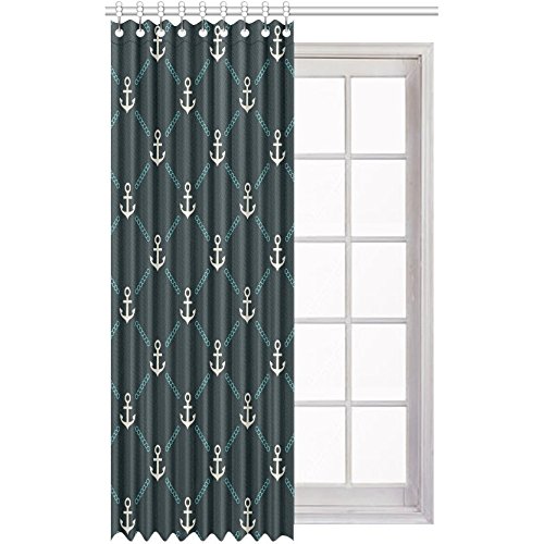 Anchors Blackout Window Curtain/Panel 52" W X 84" L (One Panel)