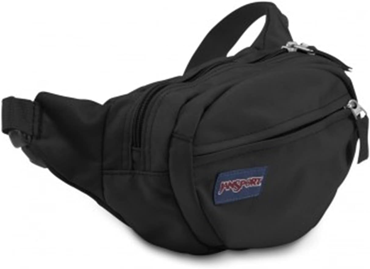 Jansport Fifth Avenue Fanny Pack Crossbody Bags, Black, One Size