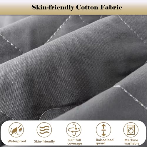 Protector de colchón transpirable 150x190 e impermeable para camas calurosas 3