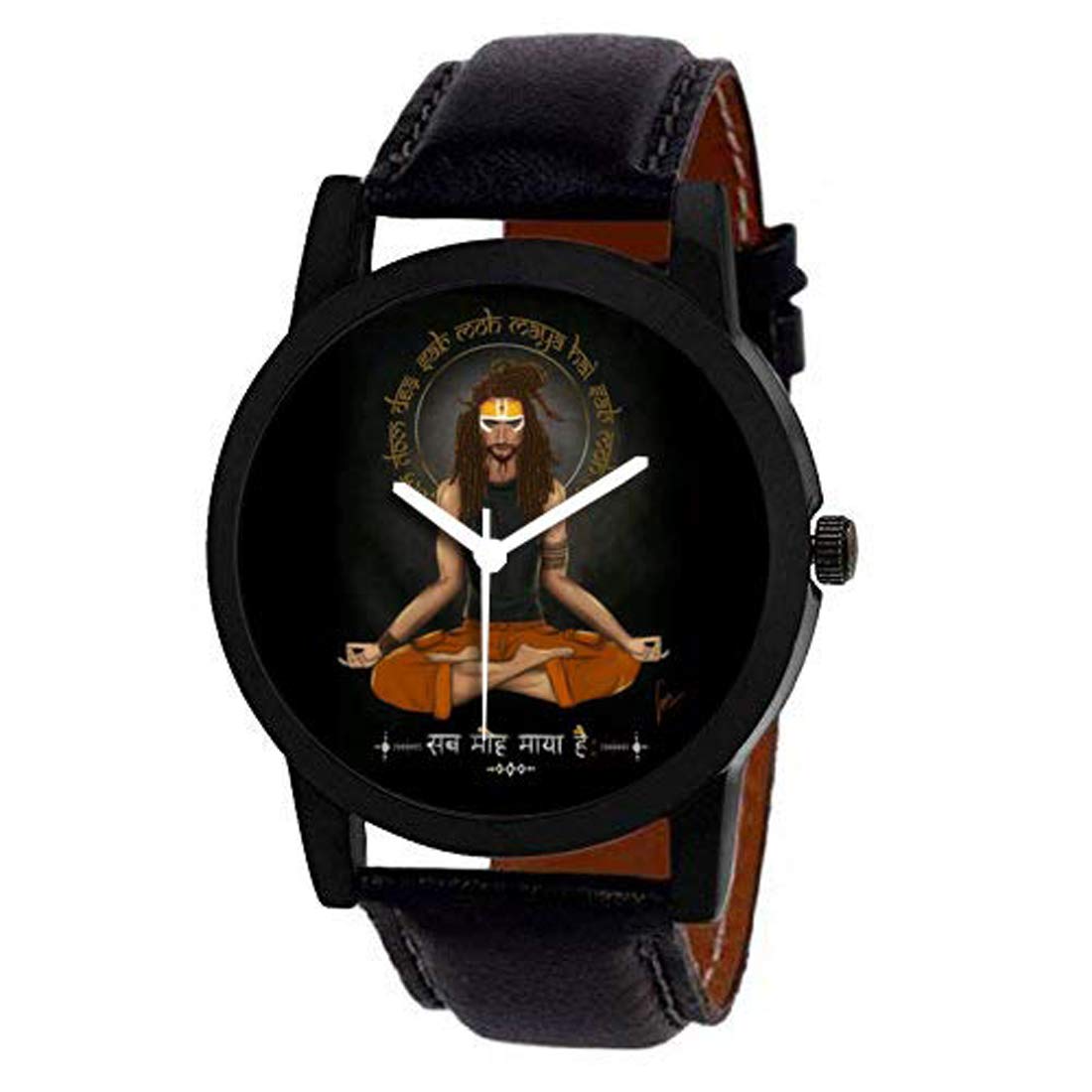 Jack Klein Black Trending Stylish Graphics Black Dial Strap Analog Wrist Watch for Men & Boys (B07QSVTW9B) Amazon Price History, Amazon Price Tracker
