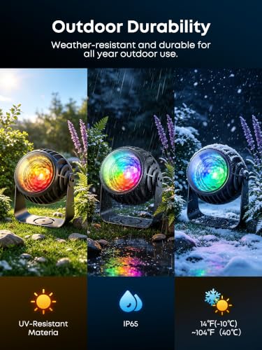 Image of PIKOY Halloween Projector Outdoor with App, Halloween Decorations Outdoor