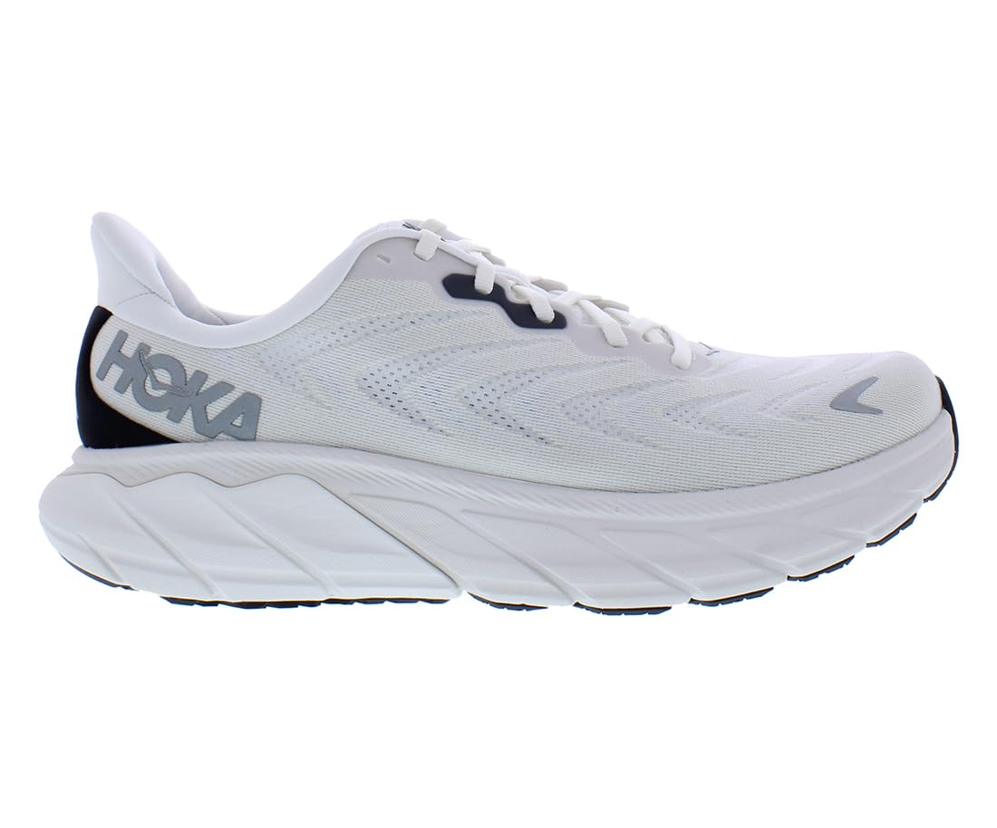 HOKA Scarpe da corsa da uomo, Blanc De Blanc/Lana d'acciaio, 44 EU