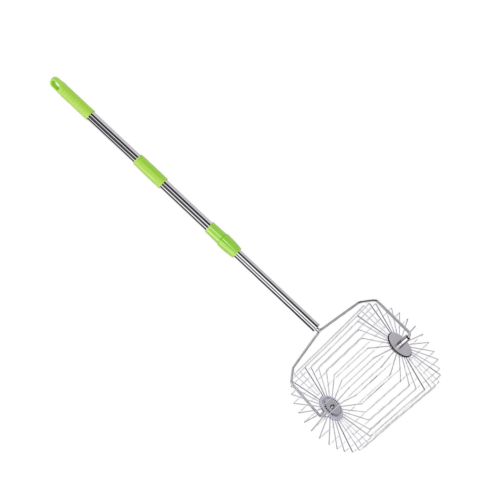 SIXRUN Rullo Raccogli Palline da Tennis, Raccoglitore Rapido in Acciaio Inossidabile per Un Facile Recupero, Ideale per Giocatori di Tennis e Allenatori