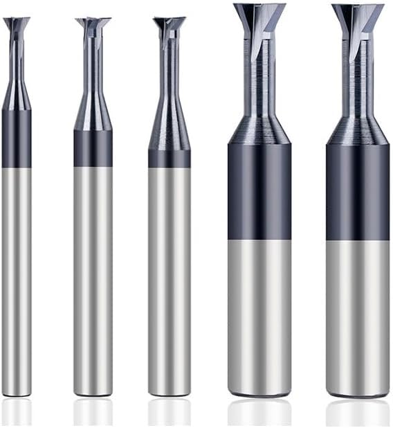 45 Degrees Milling Cutter Tungsten Carbide Dovetail Milling Cutter Steel Machining Tool,D8x45x4x10x60