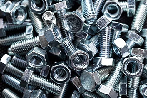 Sechskantschrauben Sortiment M8-M10 // 10mm-50mm 110 tlg. Schraubenbox DIN 933 Vollgewindeschrauben Maschinenschrauben Gewindeschrauben Sechskantschrauben