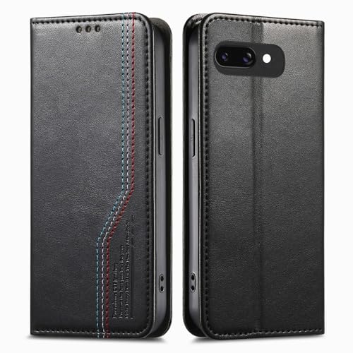 Étui Google Pixel 9 5G magnétique en cuir avec porte-cartes intégré