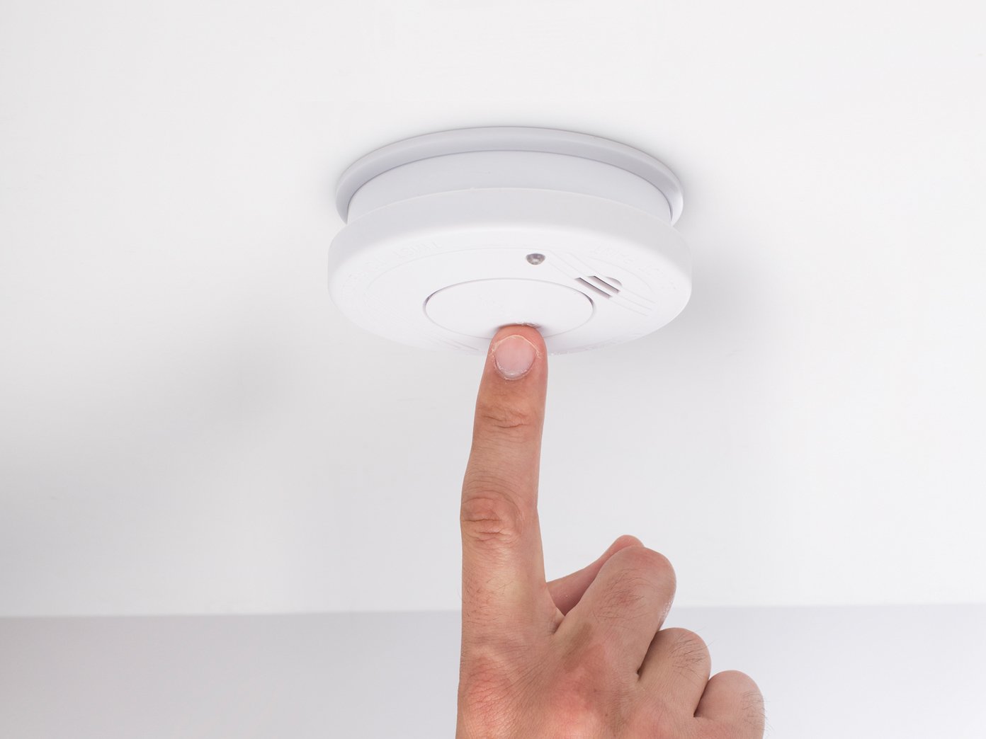 Detector de humo con 1 Año batería – Función de silencio EN14604 – Extra grandes botón de prueba
