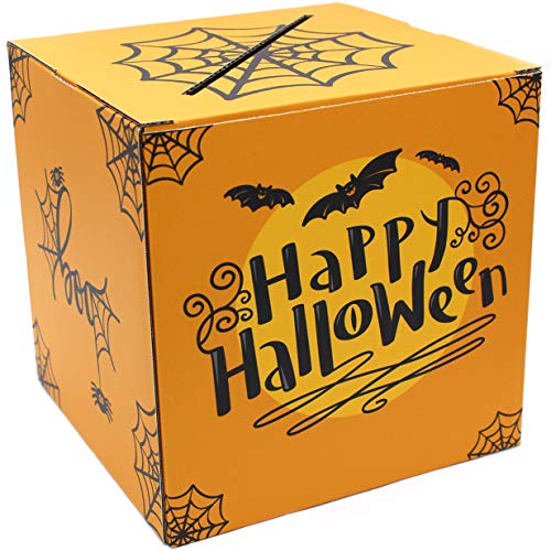 Halloween Decorations Box  Halloween Party Supplies, Halloween Costume Contest Ballot box, Halloween Greeting Card Box  1 Set(YLW)