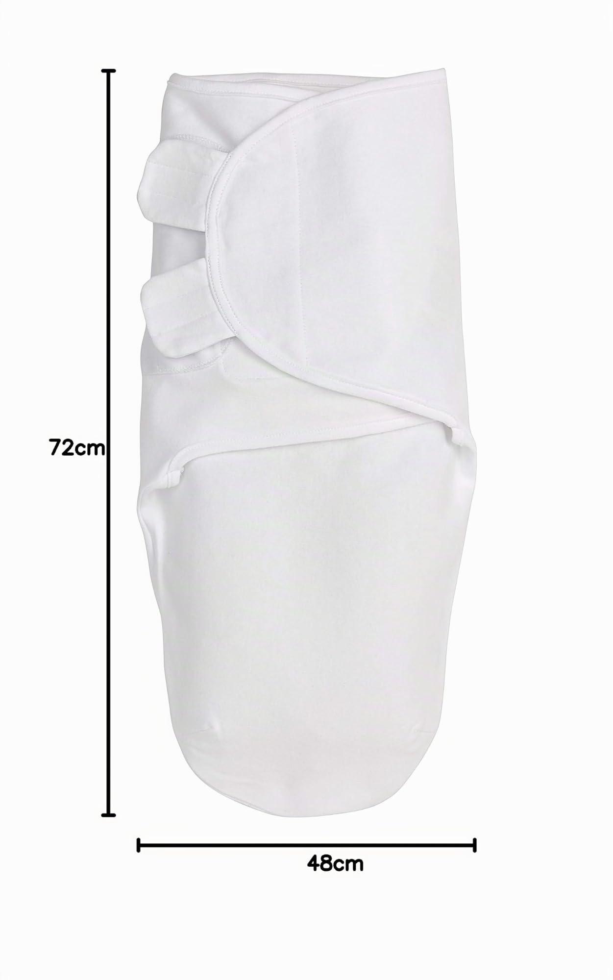 MEYCO Baby Pucktuch 0-3M. Pucksack Swaddle 1,0TOG Neugeborene White – Ansicht 6