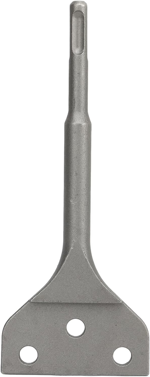 Tile Removal Chisel Tool, Ultra Thin Floor Scraper Kit for Electric Hammer, Heavy Duty Wall and Floor Scraper with Mounting Accessories for Drills