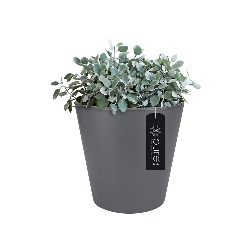 elho Pure Straight Round 50cm Blumentopf - Anthracite