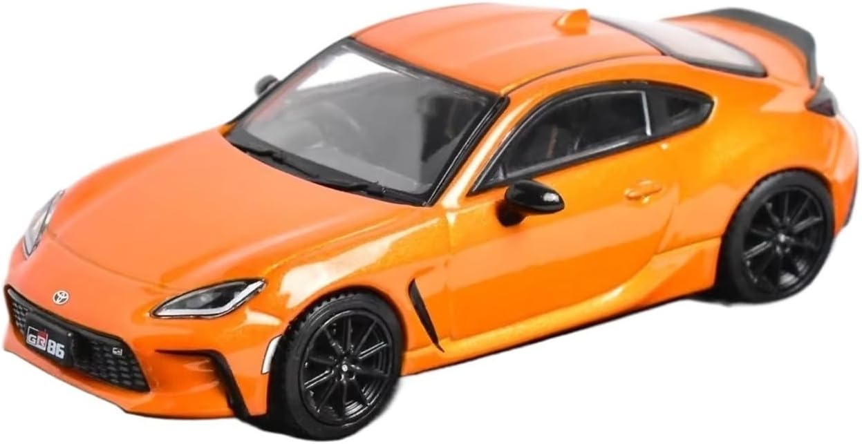 1/64 for GR86 RZ Diecast Model Car(Orange C,No Box)