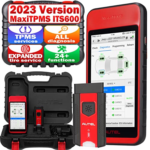 Autel TPMS Programming Tool MaxiTPMS ITS600 2023 Version Read/Activate/Relearn TPMS Sensor Program MX Sensor OLS/SAS/BMS/EPB AutoVIN VINscan Free TPMS Software Update Compatible TBE200 TBE100