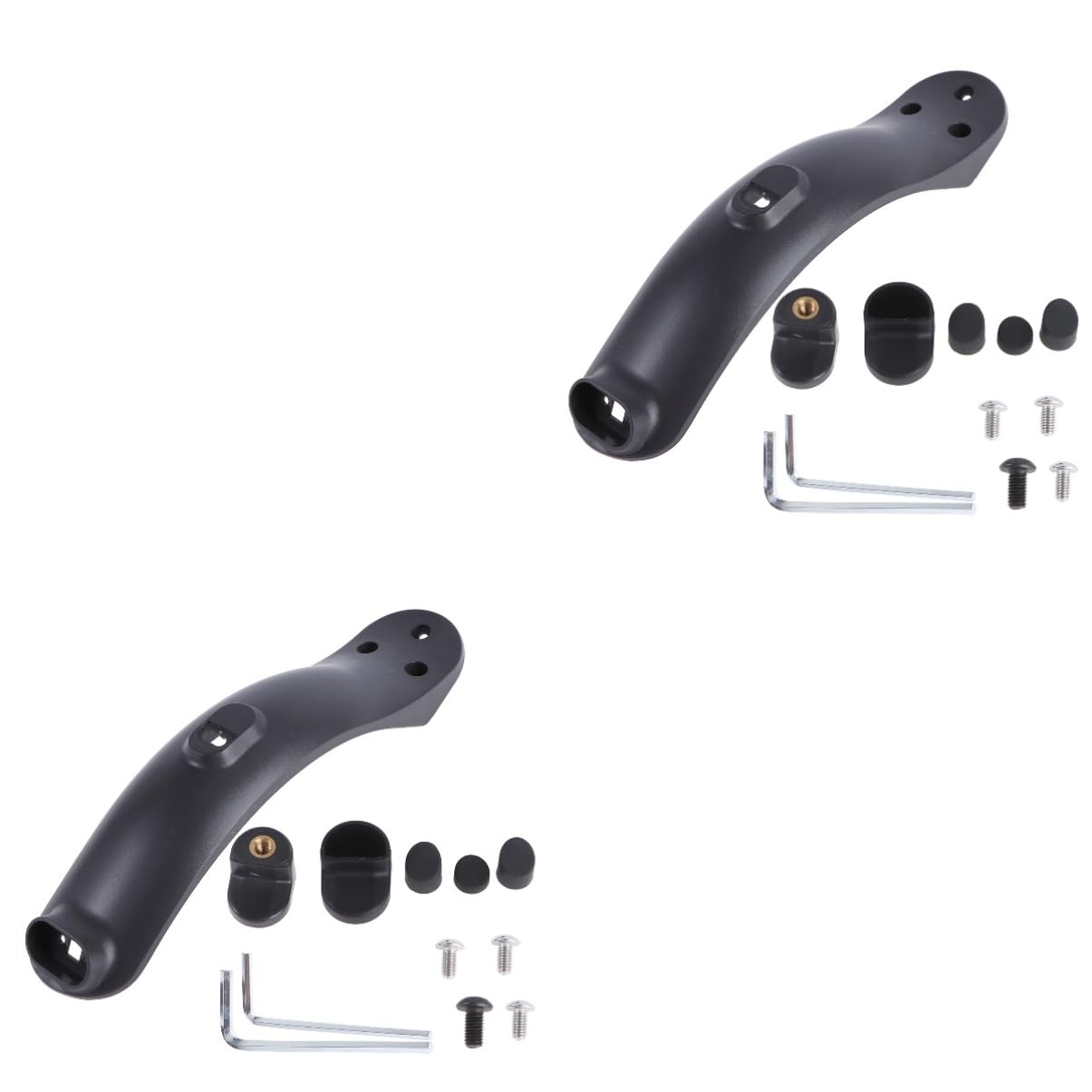 Toddmomy 2 Paraspruzzi Posteriore per Monopattino Elettrico con Gancio e Kit Sostituzione Accessori per Facile Installazione Unico e Antispruzzo