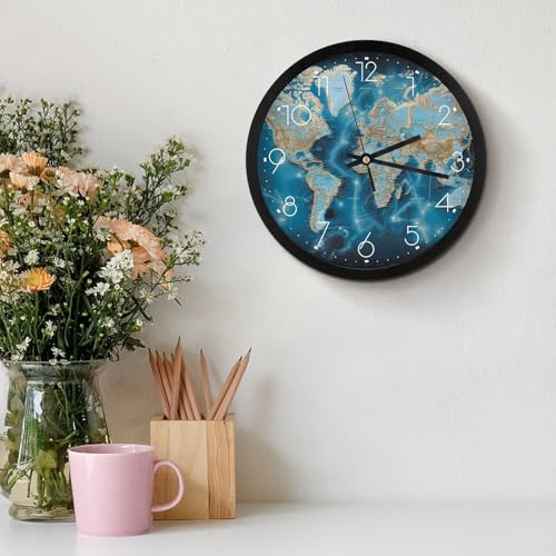 Horloge murale numérique facile à lire avec mécanisme à piles - 4